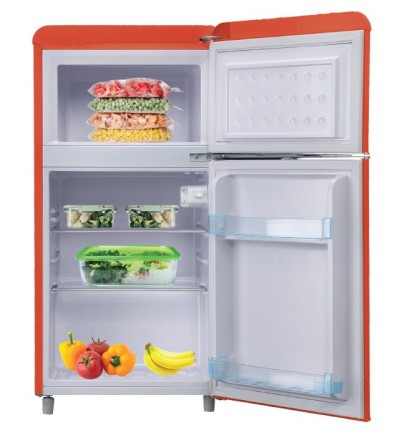 DCG Eltronic DCG FRIGO DOPPIA PORTA LINEA RETRO' 100LT E ROSSO MF100RCDP DCG Eltronic DCG FRIGO DOPPIA PORTA LINEA RETRO' 100LT E ROSSO MF100RCDP