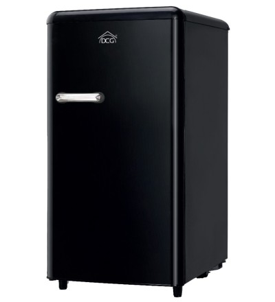 DCG Eltronic DCG FRIGO MONOPORTA LINEA RETRO' 100LT E NERO MF100B