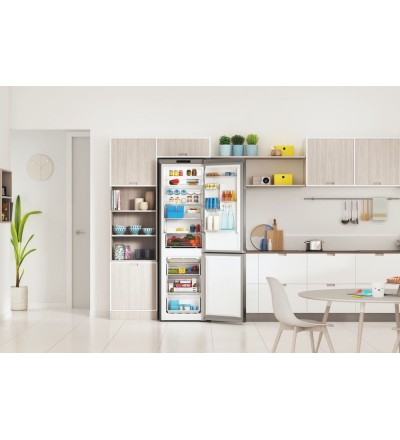 Indesit INDESIT FRIGO COMBINATO 367LT ETOTAL NO FROST INOX INFC9 TI22X Indesit INDESIT FRIGO COMBINATO 367LT ETOTAL NO FROST INOX INFC9 TI22X