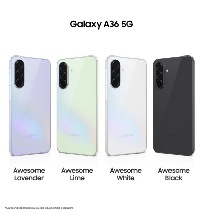Samsung Samsung Galaxy A36 6.7 6GB 128GB 5G Colore Awesome Lime Garanzia Italia