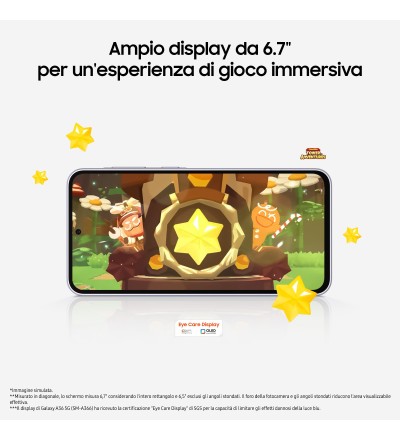 Samsung Samsung Galaxy A36 6.7 6GB 128GB 5G Colore Awesome Lime Garanzia Italia