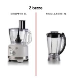 Ariete Ariete 1782 Robot da cucina Tritatutto 3L Frullatore 2L 2 velocità Set di lame 1000 W Ariete Ariete 1782 Robot da cucina Tritatutto 3L Frullatore 2L 2 velocità Set di lame 1000 W