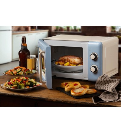 Ariete Ariete 3960 Forno a microonde Linea Vintage Capacità 20L 800W Celeste Ariete Ariete 3960 Forno a microonde Linea Vintage Capacità 20L 800W Celeste