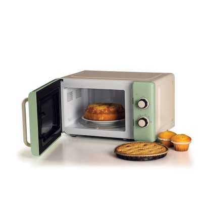 Ariete Ariete 3960 Forno a microonde Linea Vintage Capacità 20L 800W Verde Ariete Ariete 3960 Forno a microonde Linea Vintage Capacità 20L 800W Verde