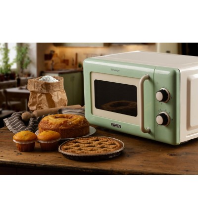 Ariete Ariete 3960 Forno a microonde Linea Vintage Capacità 20L 800W Verde Ariete Ariete 3960 Forno a microonde Linea Vintage Capacità 20L 800W Verde