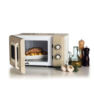 Ariete Ariete 3960 Forno a microonde Linea Vintage Capacità 20L 800W Beige Ariete Ariete 3960 Forno a microonde Linea Vintage Capacità 20L 800W Beige