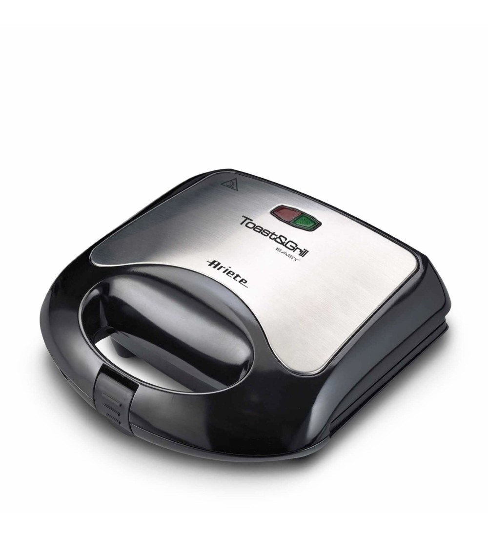 Ariete Ariete 1980/00 Toast & Grill Easy Piastra Elettrica Antiaderente Chiusura Salvaspazio 750W Ariete Ariete 1980/00 Toast & Grill Easy Piastra Elettrica Antiaderente Chiusura Salvaspazio 750W