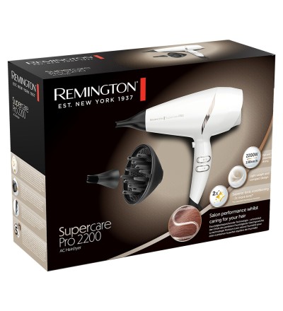 Remington Remington AC7200W Asciugacapelli 2200 W Nero/Bianco Remington Remington AC7200W Asciugacapelli 2200 W Nero/Bianco