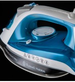 Russell Hobbs Russell Hobbs 23971 Ferro da Stiro Piastra in Ceramica 2600 W Blu/Bianco Russell Hobbs Russell Hobbs 23971 Ferro da Stiro Piastra in Ceramica 2600 W Blu/Bianco