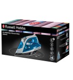 Russell Hobbs Russell Hobbs 23971 Ferro da Stiro Piastra in Ceramica 2600 W Blu/Bianco Russell Hobbs Russell Hobbs 23971 Ferro da Stiro Piastra in Ceramica 2600 W Blu/Bianco