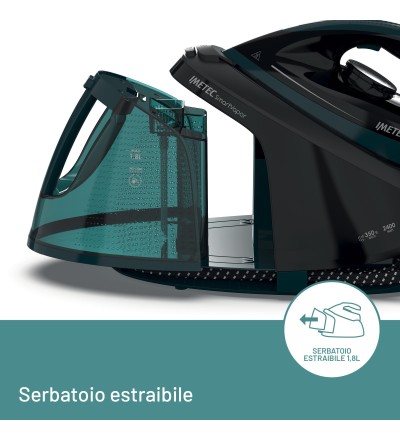 Imetec Imetec 9047 Ferro da Stiro Generatore di Vapore Smartvapor 2400 W Imetec Imetec 9047 Ferro da Stiro Generatore di Vapore Smartvapor 2400 W