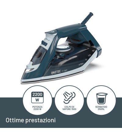 Imetec Imetec 9041 Ferro da Stiro a Vapore 2200 W Imetec Imetec 9041 Ferro da Stiro a Vapore 2200 W