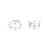 SCHOCK Schock PRIMUS N100XL Lavello 1 vasca sopratop/sottotop 79 x 50 – bianco assoluto SCHOCK Schock PRIMUS N100XL Lavello 1 vasca sopratop/sottotop 79 x 50 – bianco assoluto