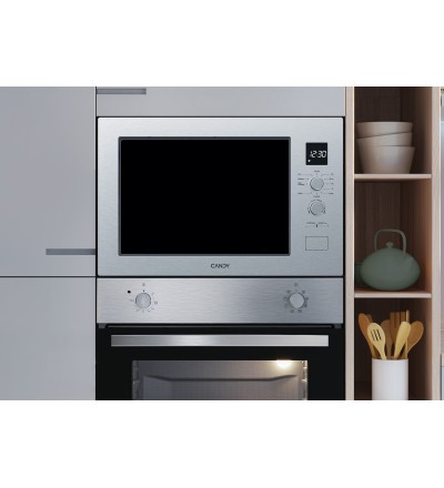 Candy Candy CA38FL7NWXW Forno a Microonde da incasso con grill 25L 850 W Acciaio inox Candy Candy CA38FL7NWXW Forno a Microonde da incasso con grill 25L 850 W Acciaio inox
