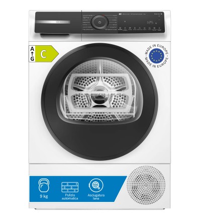 Bosch Bosch WQH245A0IT Asciugatrice Pompa di Calore 9 Kg A+++ Bianca Serie 6 Bosch Bosch WQH245A0IT Asciugatrice Pompa di Calore 9 Kg A+++ Bianca Serie 6