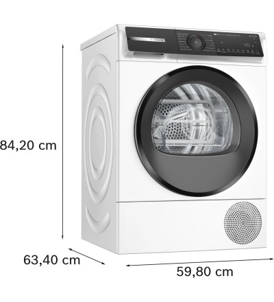 Bosch Bosch WQH245A0IT Asciugatrice Pompa di Calore 9 Kg A+++ Bianca Serie 6 Bosch Bosch WQH245A0IT Asciugatrice Pompa di Calore 9 Kg A+++ Bianca Serie 6