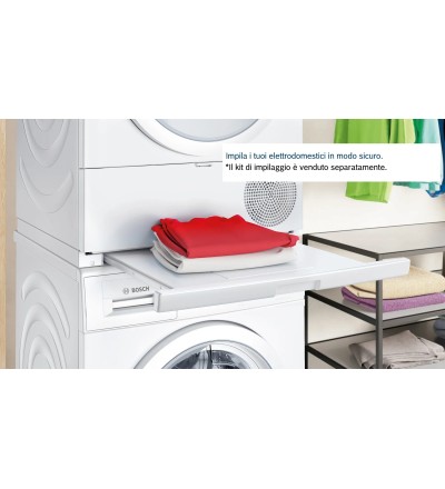 Bosch Bosch WQH245A0IT Asciugatrice Pompa di Calore 9 Kg A+++ Bianca Serie 6 Bosch Bosch WQH245A0IT Asciugatrice Pompa di Calore 9 Kg A+++ Bianca Serie 6