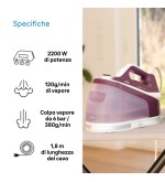 Braun Braun S1514VI Ferro da Stiro con Caldaia 2400 W Viola - 882581 Braun Braun S1514VI Ferro da Stiro con Caldaia 2400 W Viola - 882581