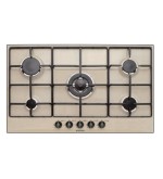 Glem Gas Glem Gas GT955SA Piano Cottura a Gas Da incasso 90 cm 5 Fuochi Sabbia
