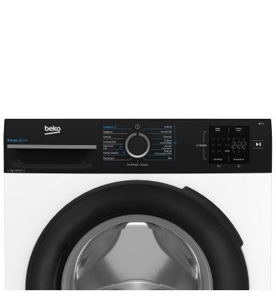 BEKO Lavatrice Beko BMWSEP71266EB slim 45 cm 7kg inverter vapore