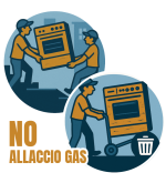  Consegna al Piano + Libera Installazione + Ritiro RAEE (Senza Allaccio Gas)