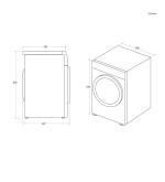 Candy Candy CSOEH10A2DE-S Asciugatrice 10 kg Pompa di calore WI-FI Classe A++