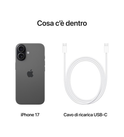 Apple iPhone 17 512GB 6.3" Black ITA MG6P4QL/A