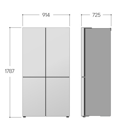 LG FRIGO LG GMV960MBDE 4P. 666LT CE.E NOFR WIFI LINEAR INVERTER