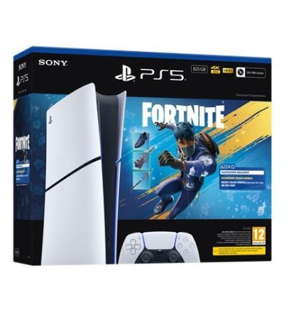 SONY PS5 Console 825GB Digital Ed White + Fortnite Flowering Chaos ITA