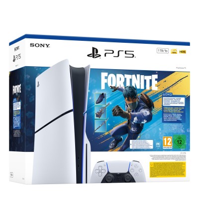 SONY PS5 Console 1TB Standard Slim White + Fortnite Flowering Chaos SONY PS5 Console 1TB Standard Slim White + Fortnite Flowering Chaos