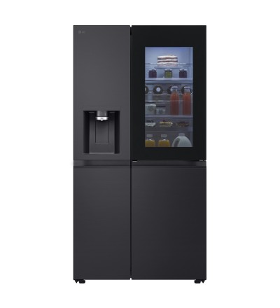 LG LG InstaView GSXE91EVAD Frigorifero Side-by-Side Door-in-Door 628 L No Frost Wi-Fi Senza allaccio Classe D LG LG InstaView GSXE91EVAD Frigorifero Side-by-Side Door-in-Door 628 L No Frost Wi-Fi Senza allaccio Classe D