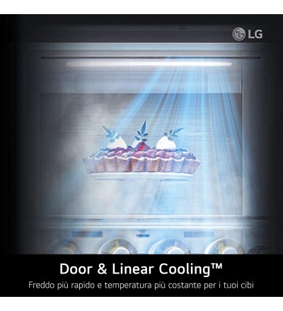 LG LG InstaView GSXE91EVAD Frigorifero Side-by-Side Door-in-Door 628 L No Frost Wi-Fi Senza allaccio Classe D LG LG InstaView GSXE91EVAD Frigorifero Side-by-Side Door-in-Door 628 L No Frost Wi-Fi Senza allaccio Classe D