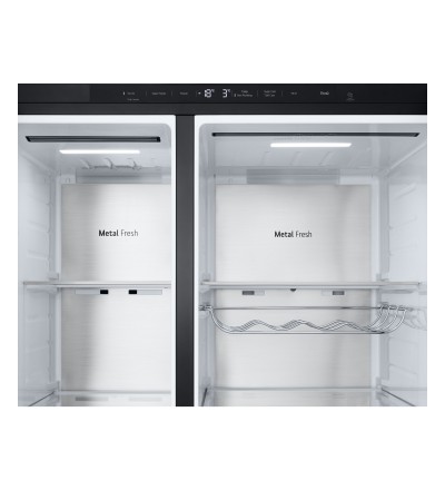 LG LG InstaView GSXE91EVAD Frigorifero Side-by-Side Door-in-Door 628 L No Frost Wi-Fi Senza allaccio Classe D LG LG InstaView GSXE91EVAD Frigorifero Side-by-Side Door-in-Door 628 L No Frost Wi-Fi Senza allaccio Classe D