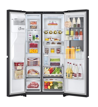 LG LG InstaView GSXE91EVAD Frigorifero Side-by-Side Door-in-Door 628 L No Frost Wi-Fi Senza allaccio Classe D LG LG InstaView GSXE91EVAD Frigorifero Side-by-Side Door-in-Door 628 L No Frost Wi-Fi Senza allaccio Classe D
