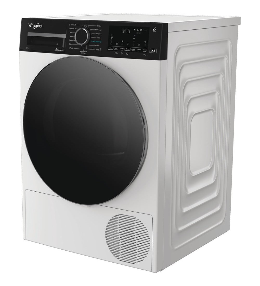 Whirlpool Whirlpool CWD96MWBSIT Asciugatrice 9kg a Pompa di Calore Display digitale XL Wi-Fi Classe A