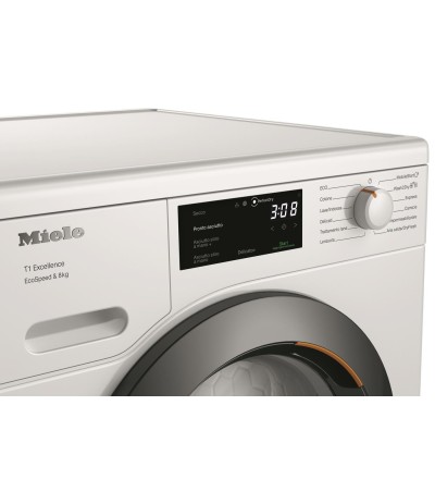 Miele Miele TEC645WP Asciugatrice 8 Kg a Pompa di Calore Motore Inverter Wi-Fi Classe C