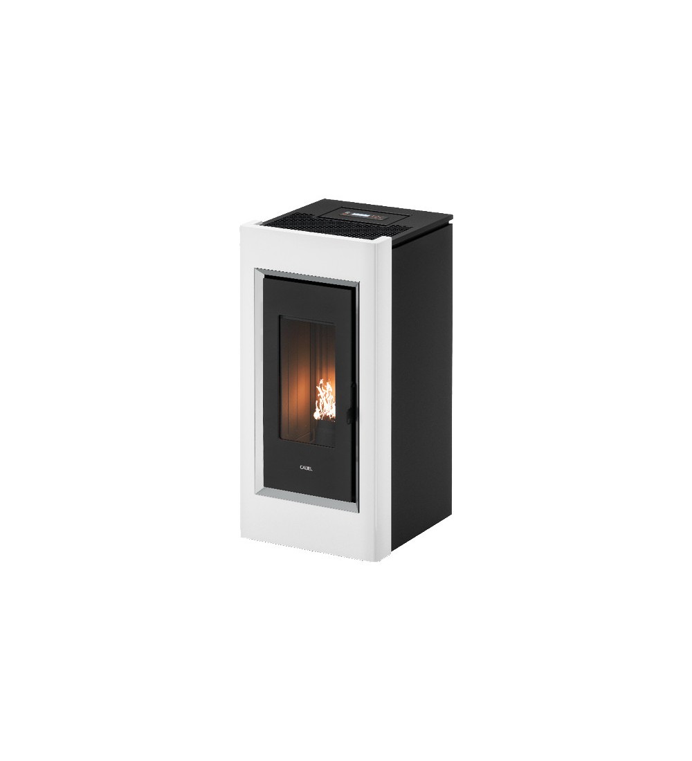 CADEL Stufa pellet 10,5kW PRINCE 11 White 5 stelle Classe A+ 7022071 CADEL Stufa pellet 10,5kW PRINCE 11 White 5 stelle Classe A+ 7022071