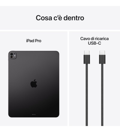 APPLE Apple iPad Pro 2025 8Gen 13 256GB M5 S.Black ITA MDYJ4TY/A APPLE Apple iPad Pro 2025 8Gen 13 256GB M5 S.Black ITA MDYJ4TY/A