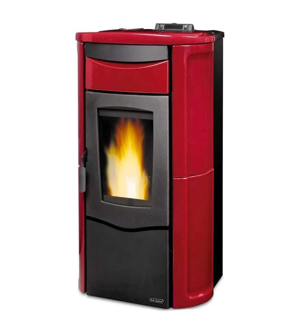 Onebby Dal Zotto Jole Idro 2.0 Stufa a Pellet Capacità serbatoio 26 Kg Volume 407 m³ con Cronotermostato Bordeaux Onebby Dal Zotto Jole Idro 2.0 Stufa a Pellet Capacità serbatoio 26 Kg Volume 407 m³ con Cronotermostato Bordeaux