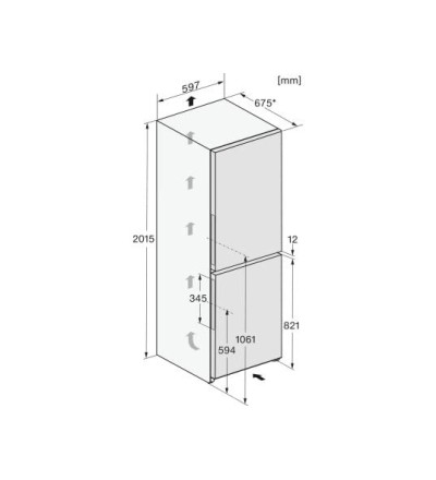 Miele COMBI MIELE KFN4395DD 371LT CE.D NOFROST DYNACOOL INOX Miele COMBI MIELE KFN4395DD 371LT CE.D NOFROST DYNACOOL INOX