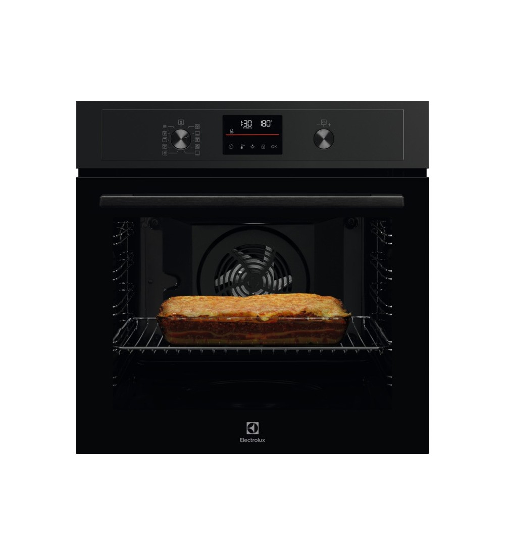 Electrolux Electrolux EOF4P56H Forno Elettrico da Incasso Pirolitico Multifunzione SurroundCook 72 L Classe A+ Nero Electrolux Electrolux EOF4P56H Forno Elettrico da Incasso Pirolitico Multifunzione SurroundCook 72 L Classe A+ Nero