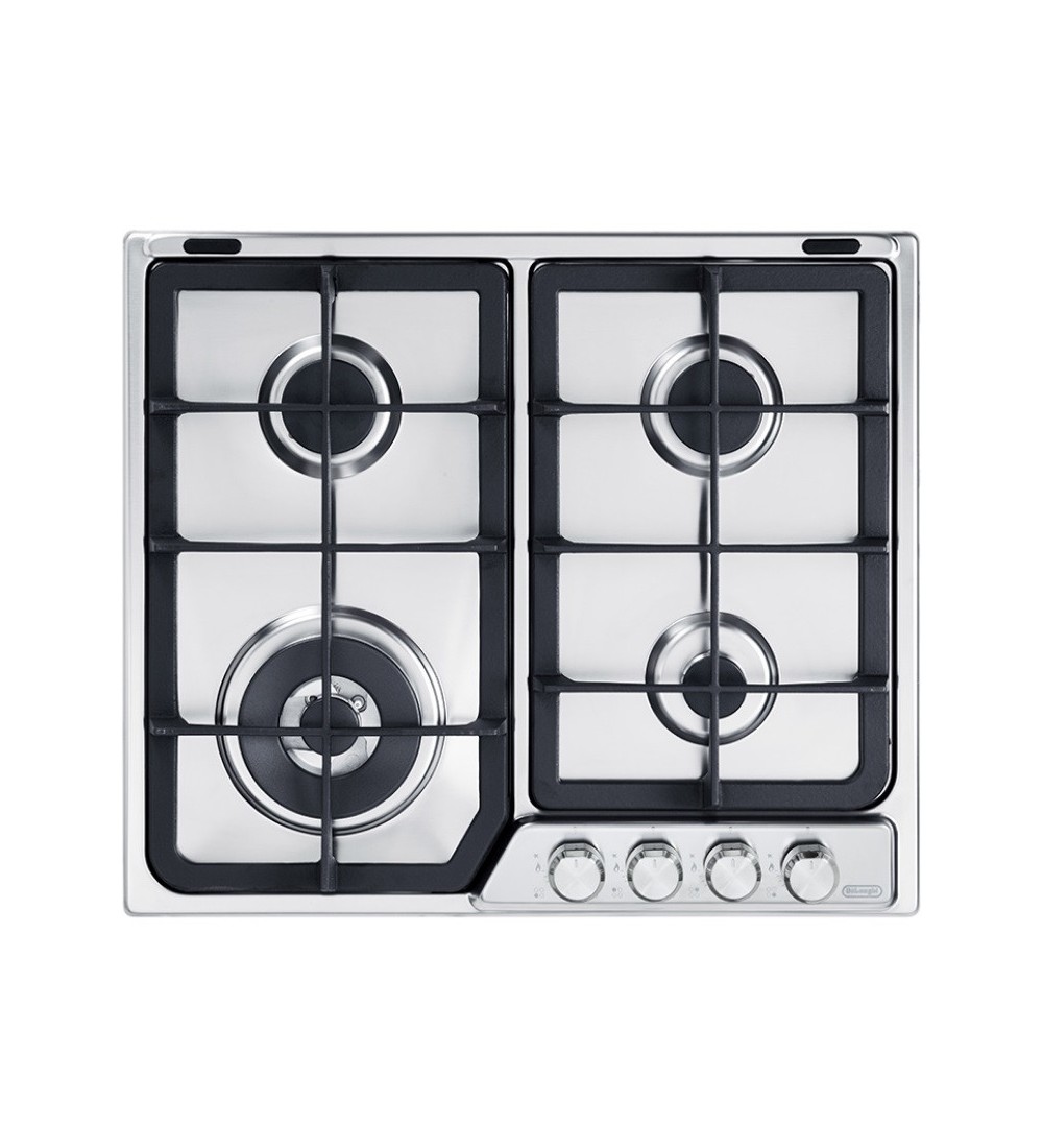 De’Longhi De’Longhi PFI46GH Piano Cottura Da incasso 60 cm a Gas 4 Fornelli Acciaio inox - PFI 46 GH De’Longhi De’Longhi PFI46GH Piano Cottura Da incasso 60 cm a Gas 4 Fornelli Acciaio inox - PFI 46 GH