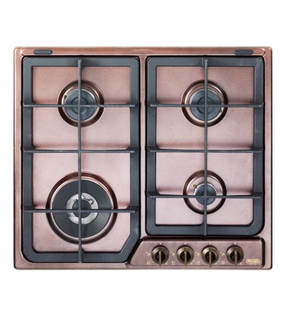 De’Longhi De’Longhi ROF46PRO Piano Cottura Rame Da incasso 60 cm Gas 4 Fornello(i) - ROF 46 PRO