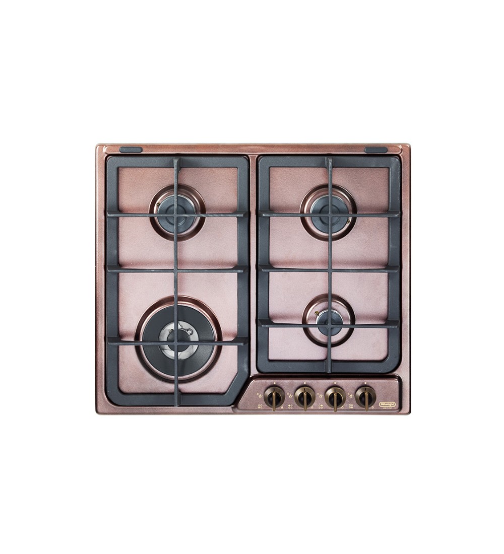 De’Longhi De’Longhi ROF46PRO Piano Cottura Rame Da incasso 60 cm Gas 4 Fornello(i) - ROF 46 PRO De’Longhi De’Longhi ROF46PRO Piano Cottura Rame Da incasso 60 cm Gas 4 Fornello(i) - ROF 46 PRO