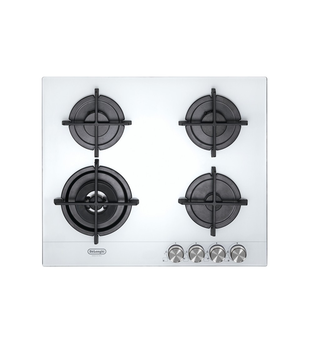 De’Longhi De’Longhi NSL460B Piano Cottura Bianco Da incasso 60 cm Gas 4 Fornello(i) - NSL 460 B