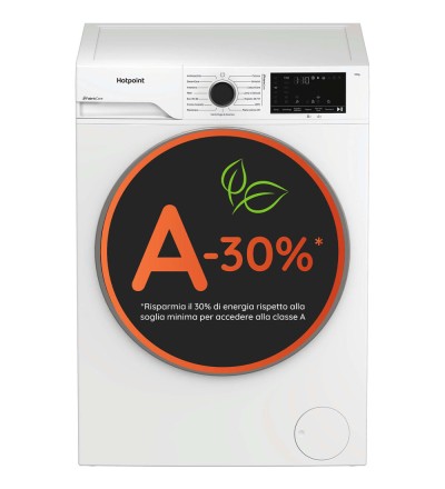 Hotpoint Hotpoint Ariston HB123CAREIT Lavatrice 12 kg Centrifuga 1400 Giri Inverter Vapore Classe A-30% – HB 123 CARE IT
