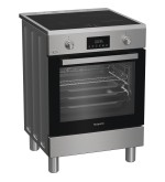 Hotpoint Hotpoint Ariston H6I8LMSAX Cucina 60x60cm 4 Zone di cottura a induzione Forno Elettrico Ventilato Multifunzione 73L