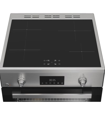 Hotpoint Hotpoint Ariston H6I8LMSAX Cucina 60x60cm 4 Zone di cottura a induzione Forno Elettrico Ventilato Multifunzione 73L