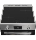 Hotpoint Hotpoint Ariston H6I8LMSAX Cucina 60x60cm 4 Zone di cottura a induzione Forno Elettrico Ventilato Multifunzione 73L