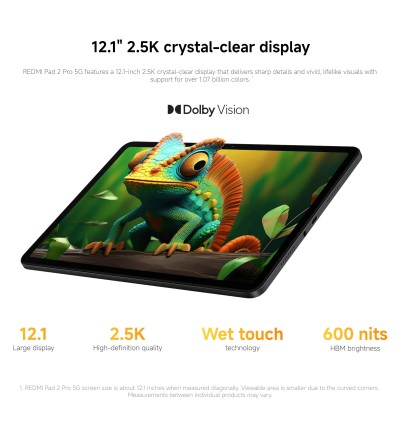Xiaomi Xiaomi Redmi Pad 2 Pro 12.1 6+128GB 5G Graphite Gray EU Xiaomi Xiaomi Redmi Pad 2 Pro 12.1 6+128GB 5G Graphite Gray EU